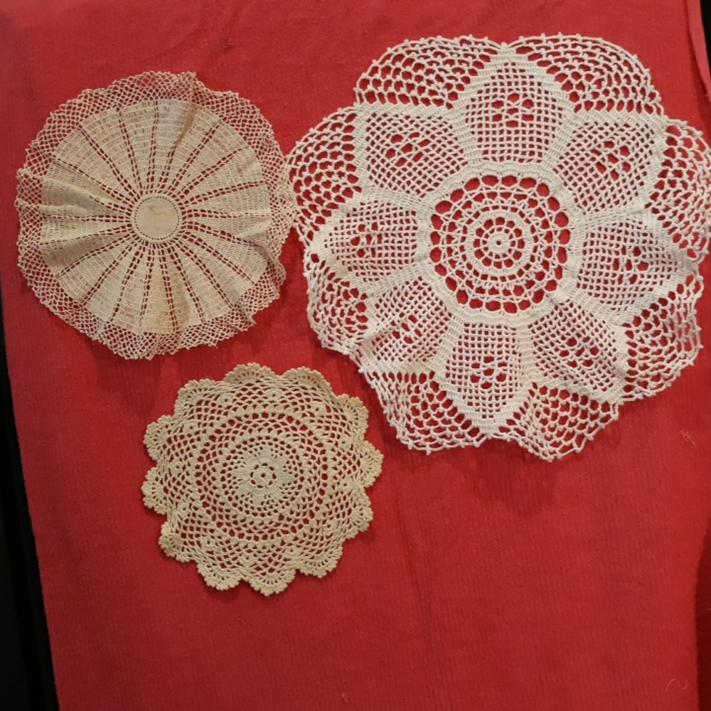 Handmade doilies